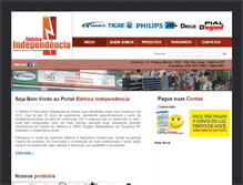 Tablet Screenshot of eletricaindependencia.com